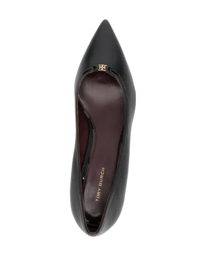 Tory Burch Double T Buckle Pump In Black