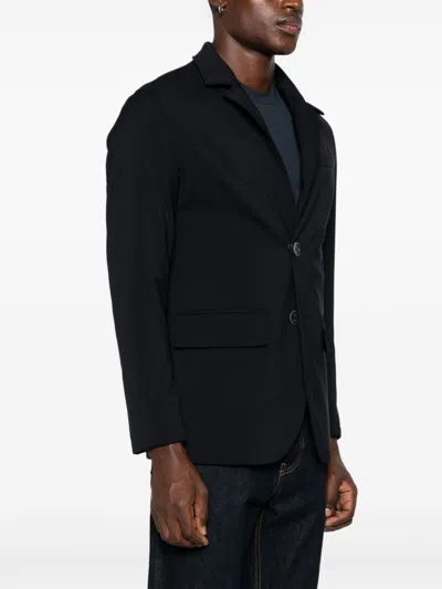 Herno Single-breasted Blazer In Blue