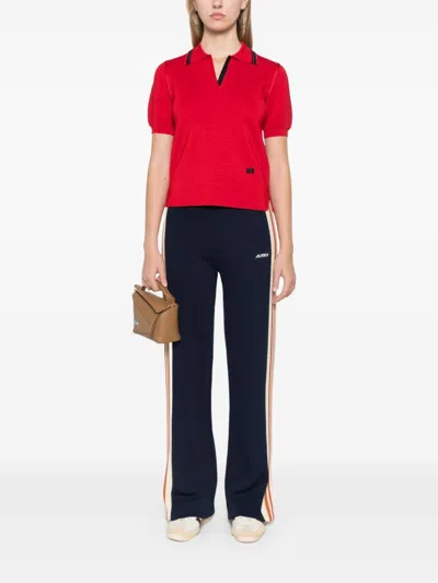Autry Striped Track Pants In Blue