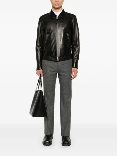 Givenchy Tailored Wool Trousers In Grey