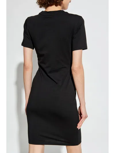 Versace Jeans Couture Midi Dress In Black