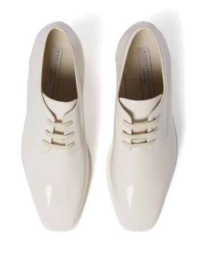 Stella Mccartney 80mm Elyse Shiny Oxfords In White
