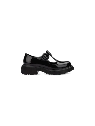 Mini Melissa Jackie T-bar Sandals In Black
