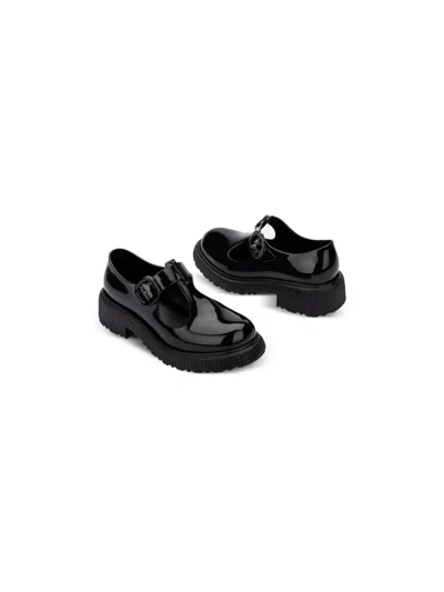 Mini Melissa Jackie T-bar Sandals In Black