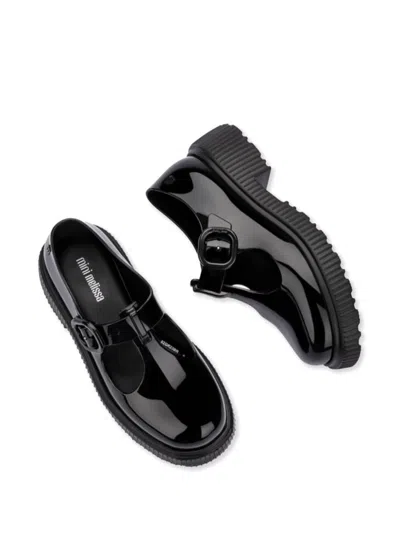 Mini Melissa Jackie T-bar Sandals In Black