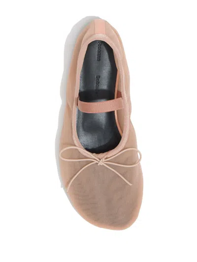 Shop Proenza Schouler Glove Mary Jane Bow-detail Ballerinas In Neutrals