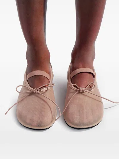 Proenza Schouler Glove Mesh Mary Jane Flats In Blush