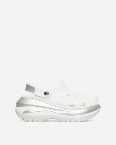 Crocs Mega Crush Metallic Clog In White