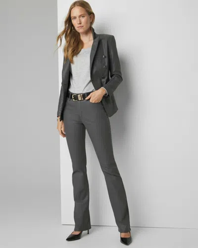 White House Black Market High-rise Coated Bootcut Jeans In Moonwalk Coated Vegas