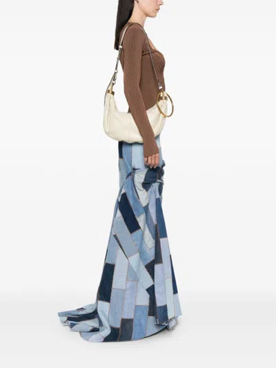 Chloé Small Bracelet Shoulder Bag In Neutrals