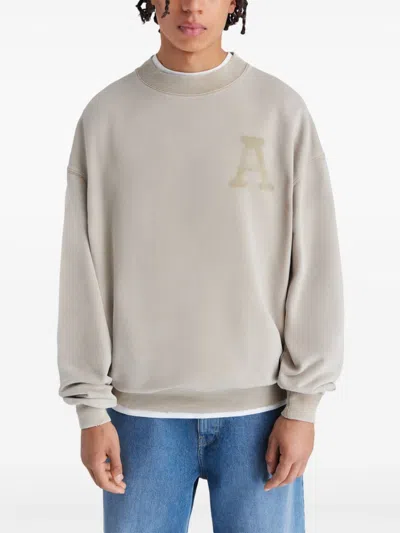 Axel Arigato State Washed Sweatshirt In Neutrals
