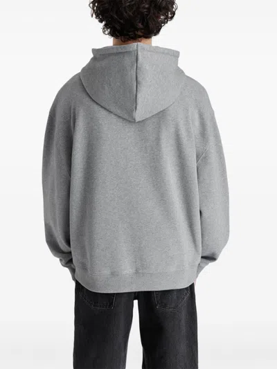 Axel Arigato Legend Drawstring Hoodie In Grey