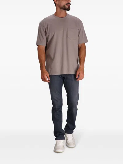Herno Patch Pocket T-shirt In Purple