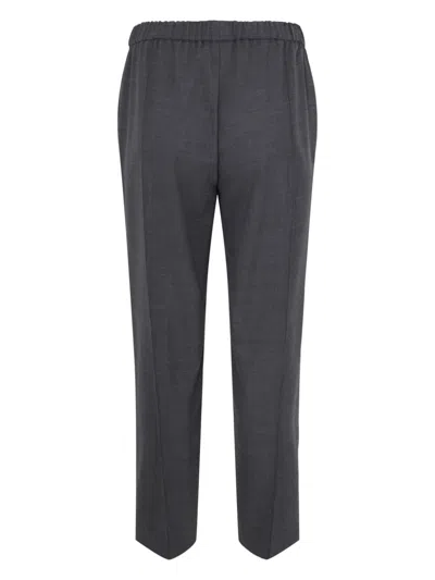 Fabiana Filippi Regular Tailored Trousers In Grey