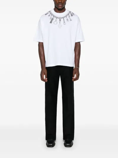 JOHN RICHMOND CHAIN LINK-PRINT T-SHIRT 