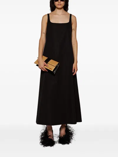 Wardrobe.nyc Backless Midi Dress In Black