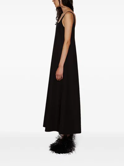 Wardrobe.nyc Backless Midi Dress In Black