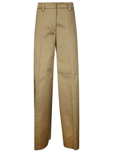 The Latest Brown Wide Leg Trousers In Camel