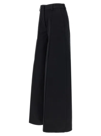 The Latest Thelatest Wide Black Alma Trousers In Black