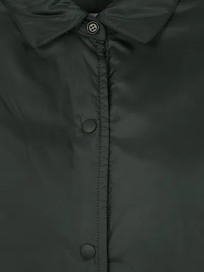 Aspesi Pointed-collar Button-up Shirt In British Racing Green