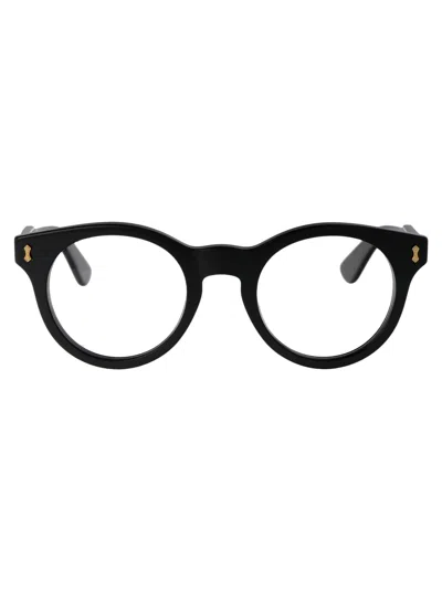 Shop Gucci Gg1266o Glasses In 001 Black Black Transparent