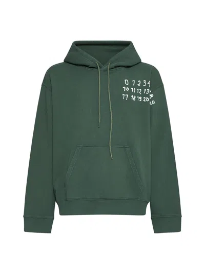 Shop Mm6 Maison Margiela Sweater In Green