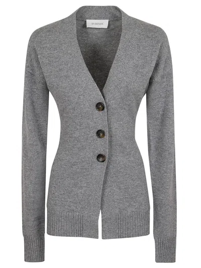 Shop Sportmax Gondola Cardigan In Medium Grey