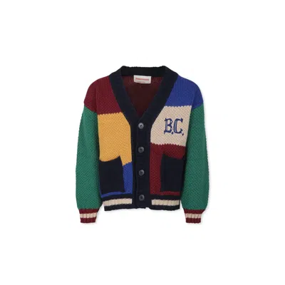 Bobo Choses Multicolor Cardigan For Kids With Logo In Multicolor