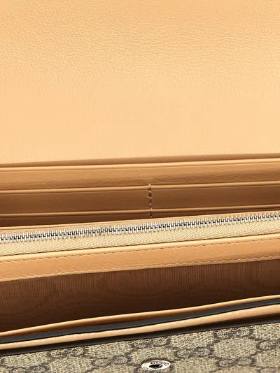Gucci Gg Wallets And Card Holders Pink In Brown