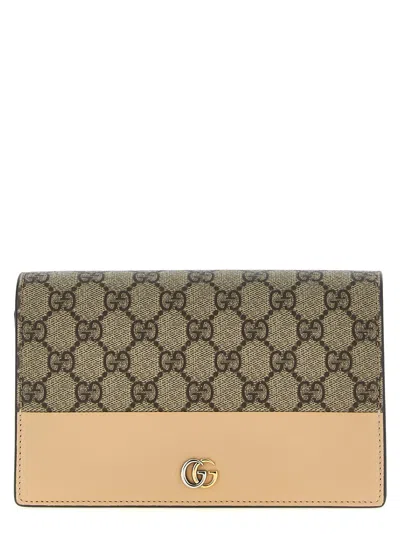 Shop Gucci Gg Marmont Wallet In Pink