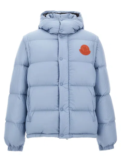 Shop Moncler 2 In 1 Cyclone Down Jacket In Light Blue