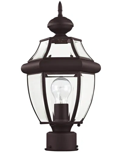 Livex Lighting 1-light Outdoor Post Top Lantern In Gold