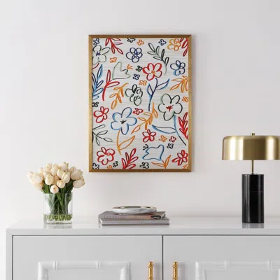 Safavieh Flower Parade Framed Wall Art