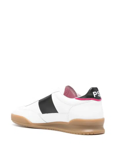 Paul Smith Dover Low-top Leather Sneakers In White
