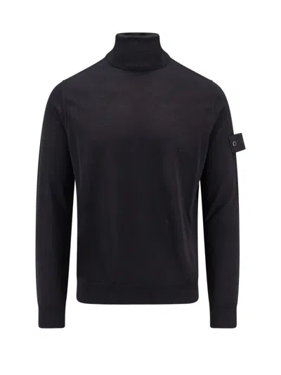 Shop Stone Island Sweater In Black