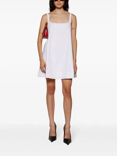 Wardrobe.nyc Backless Mini Dress In White