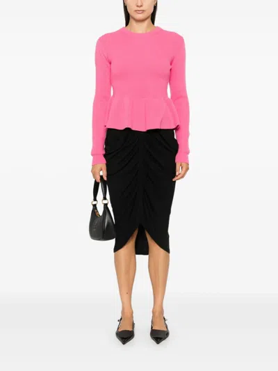 Isabel Marant Étoile Marant Etoile Ilis Midi Skirt In Black