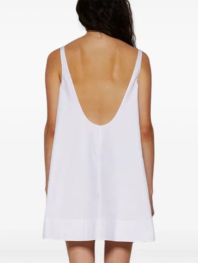 Wardrobe.nyc Backless Mini Dress In White