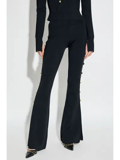 Versace Jeans Couture Knitted Trousers In Black