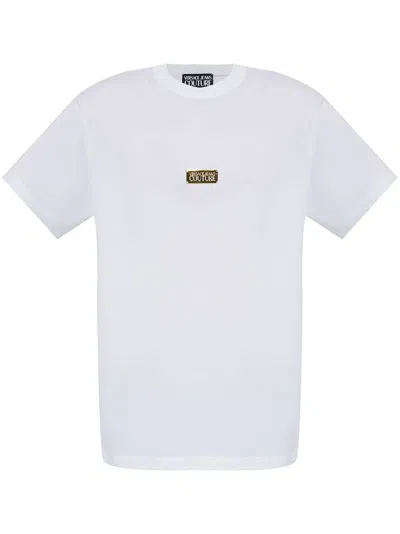 Versace Jeans Couture T-shirts And Polos In White