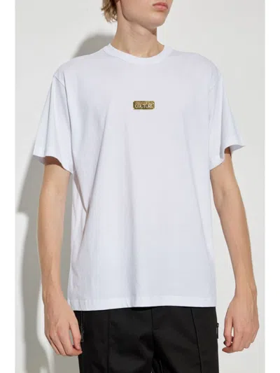 Versace Jeans Couture T-shirts And Polos In White