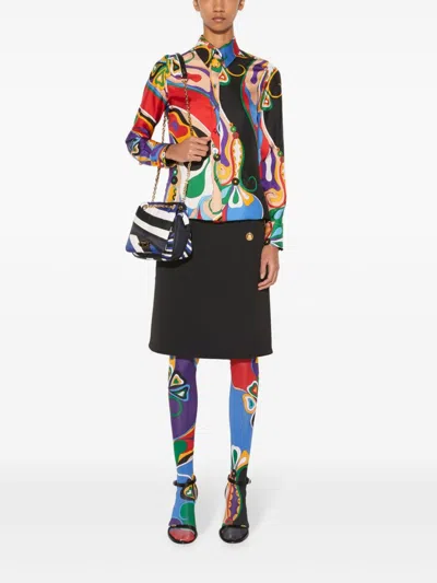 Pucci All-over Graphic Print Shirt In Red