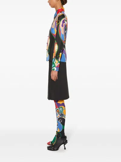 Pucci All-over Graphic Print Shirt In Red