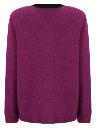 Shop Alessandra Rich Long Sleeve Cardigan In Pink