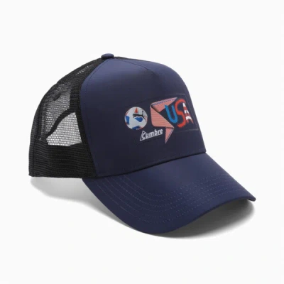 Puma Conmebol Copa América 2024 Fan Trucker Cap In Club Navy-usa
