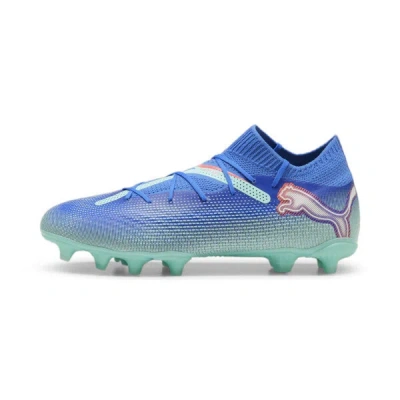 Puma Future 7 Pro Firm Ground/artificial Ground Men's Soccer Cleats Shoes In Bluemazing- White-electric Peppermint