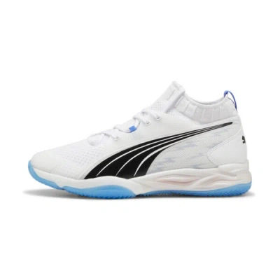 Puma Eliminate Nitro™ Sqd Court Shoes In White-bluemazing- Black