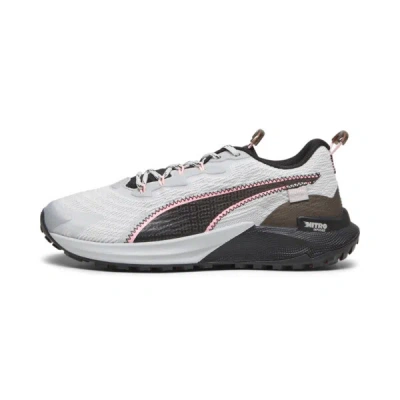 Puma Seasons Fast-trac Nitro™ 2 Women's Running Shoes In Ash Gray- Black-koral Ice