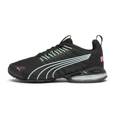 Puma Women's Voltaic Evo Running Sneakers From Finish Line In Black-passionfruit
