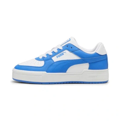 Puma Ca Pro Classic Sneakers In White-hyperlink Blue